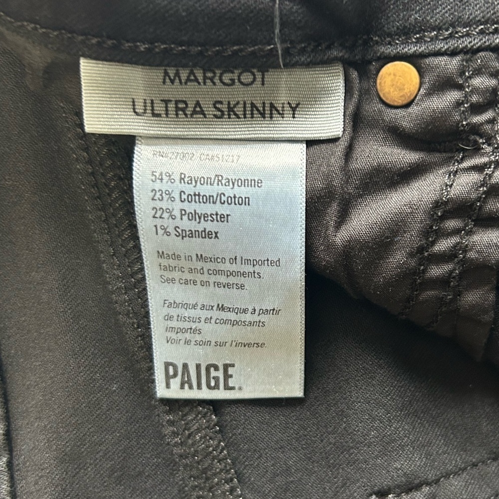 Paige Margot High Rise Ultra Skinny $320 Jeans sz 28 - Picture 6 of 10
